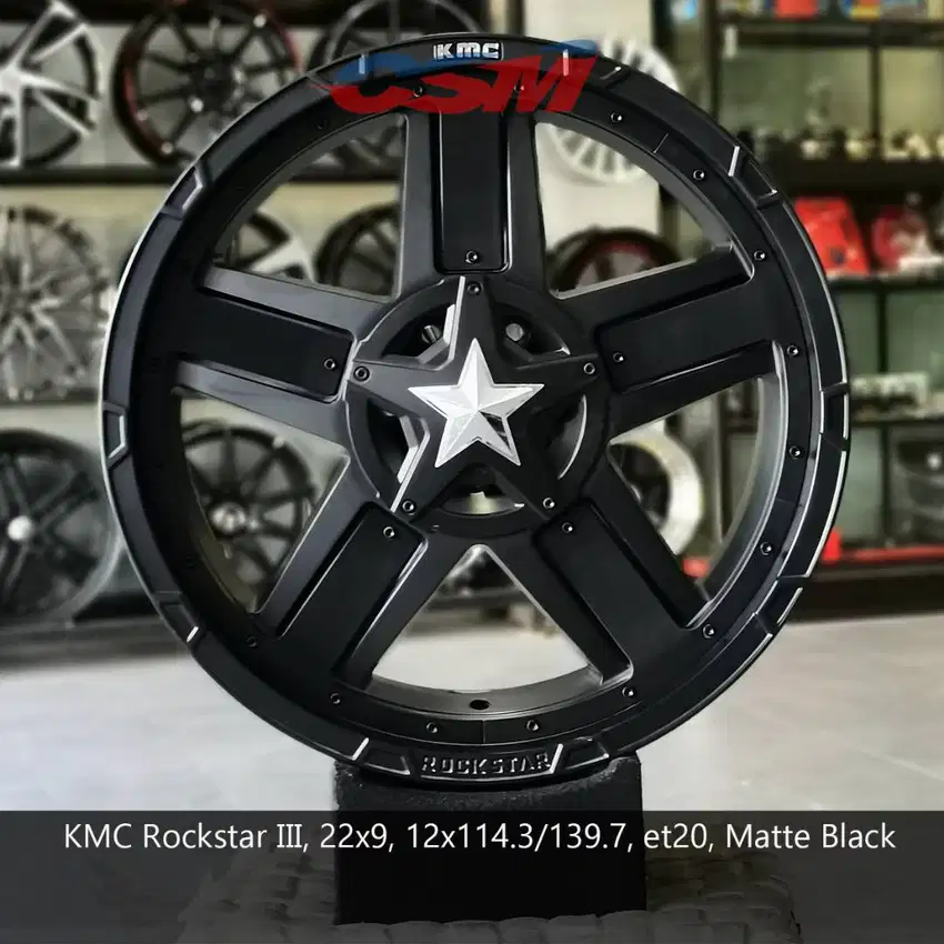SALE!!! Velg KMC Rockstar III R22 for Pajero, Fortuner, LC80, LC300