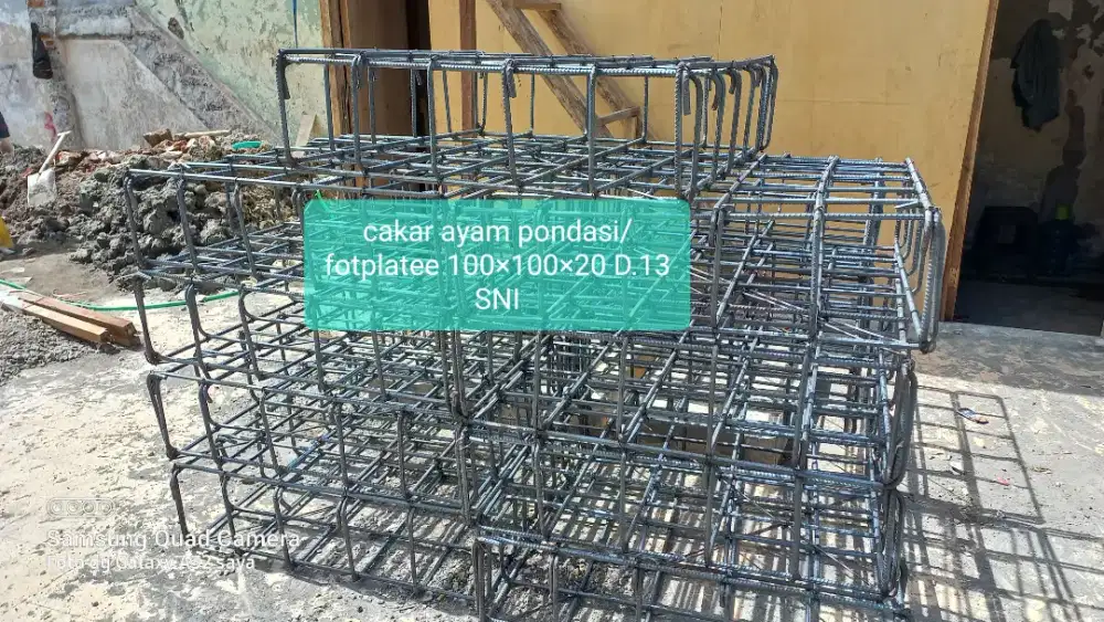 Jual/terima pesanan besi sepatu pondasi uk 50×50