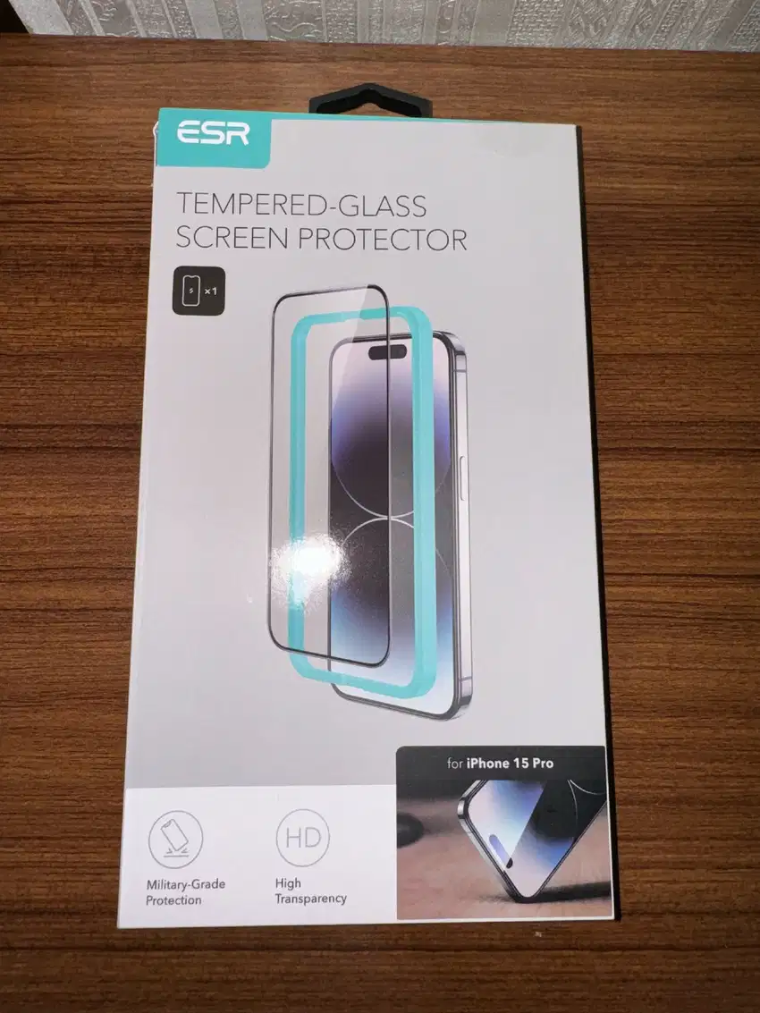 ESR Tempered Glass Screen Protector for iPhone 15 Pro