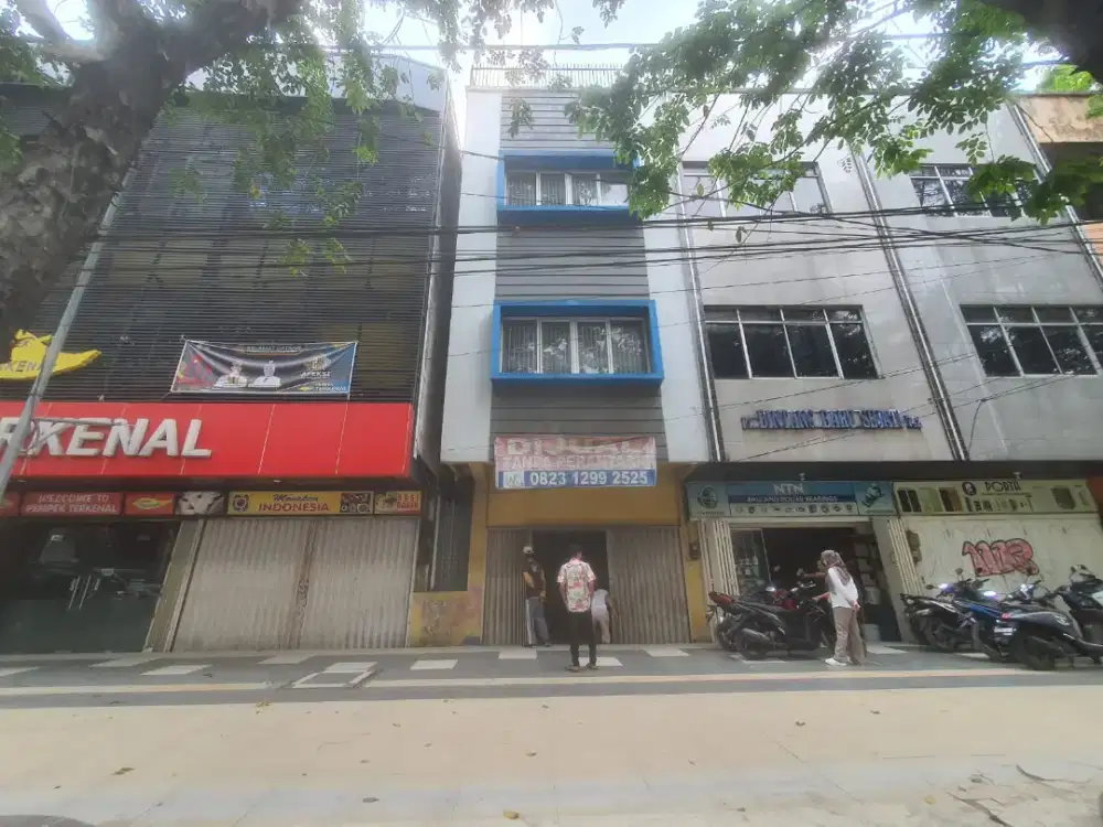 DiJual Cepat Ruko 4  Lantai posisi Hook Jalan Jend. Sudirman Palembang