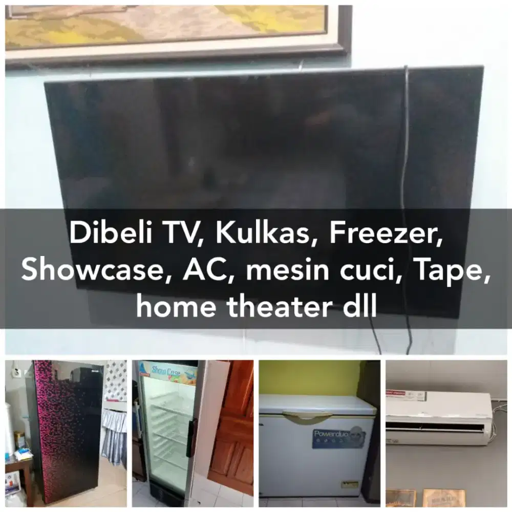 Aku siap beli TV Led Dgital smart TV semua ukuran
