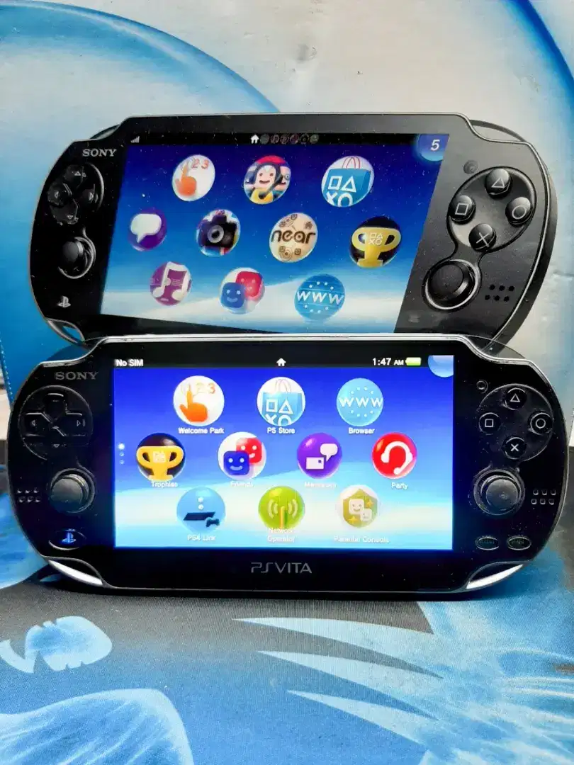 PS Vita Slim 128GB Full Game Baru Garansi