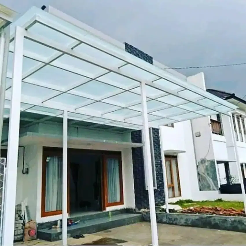 Kanopi kaca murah. kanopy rumah mewah #2727