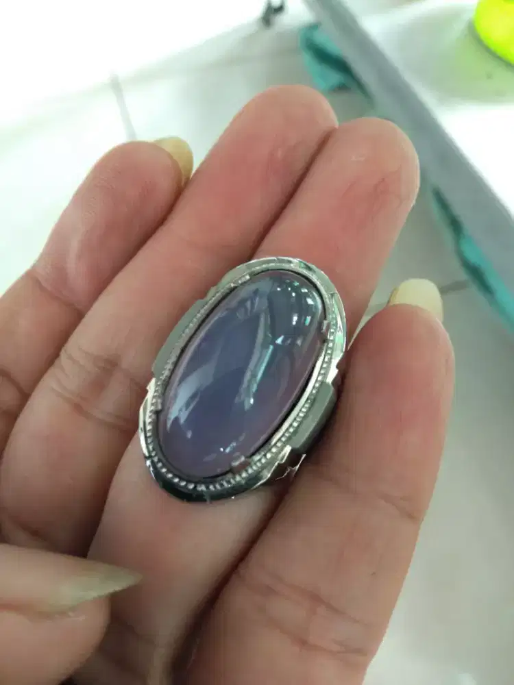 Batu lavender batu raja natural