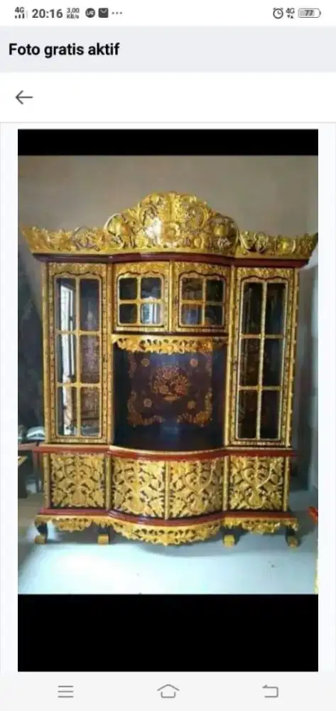 Lemari hias palembang