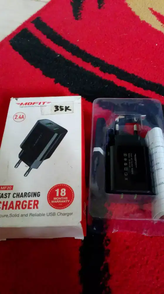 CHARGER MOFIT Dual USB 2,4A ORI