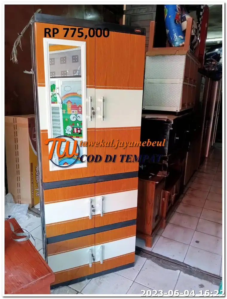 LEMARI PLASTIK MINIMALIS BERBAGAI MODEL LEMARI ANTI JAMUR ANRI RAYAP