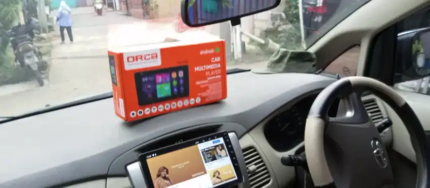 Pemasangan head unit android orca 9 inc di kijang Innova ram 2 /32