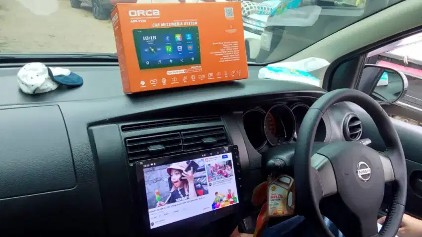 Pemasangan head unit android orca 9 inc di grand livina ram 2/32