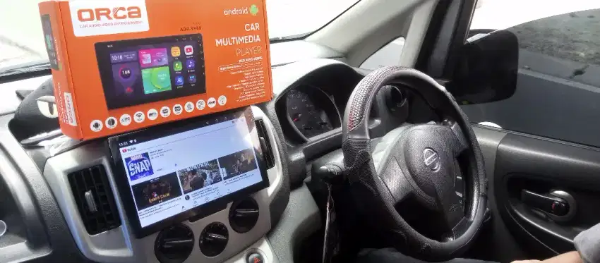 Pemasangan head unit android orca orca 10 inc di Nissan Evalia