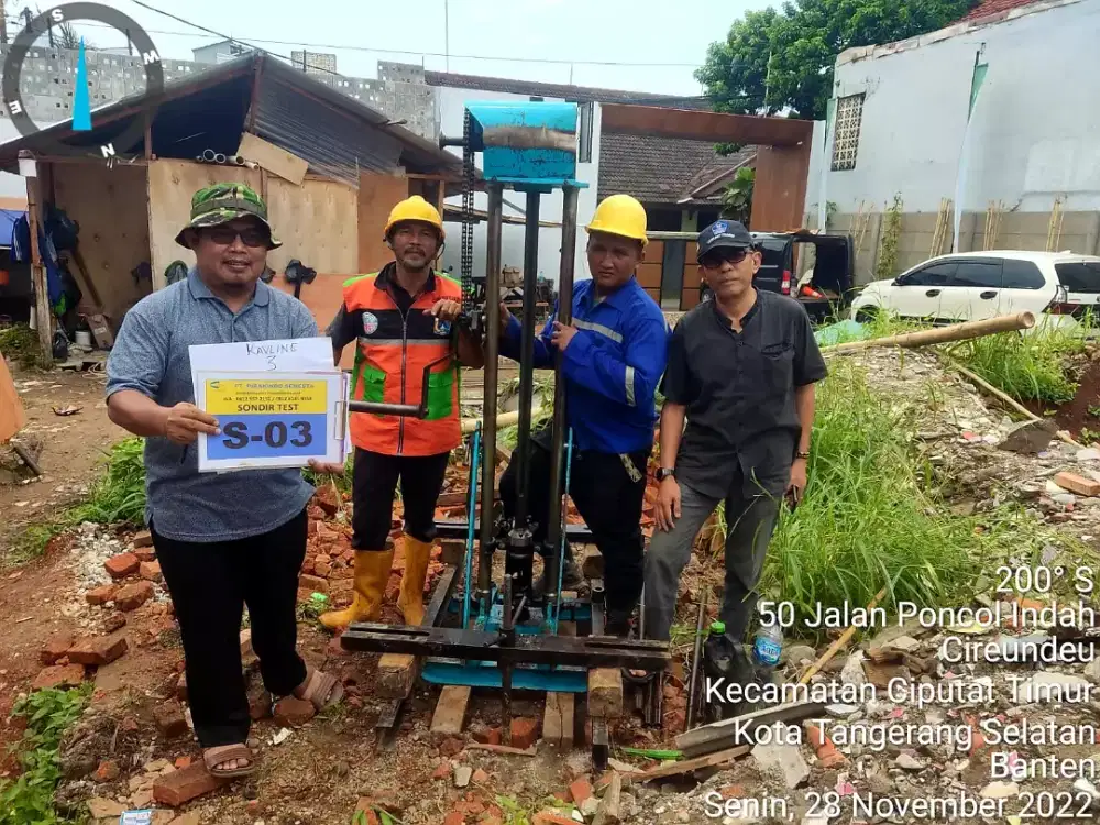Sondir Boring DCP Topografi Berpengalaman