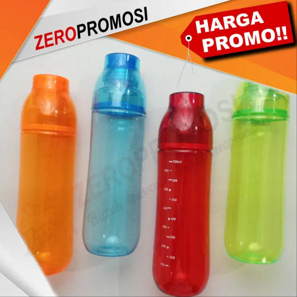 Souvenir Botol Minum Plastik Tumbler Tracker WB-106 Cetak Logo Murah