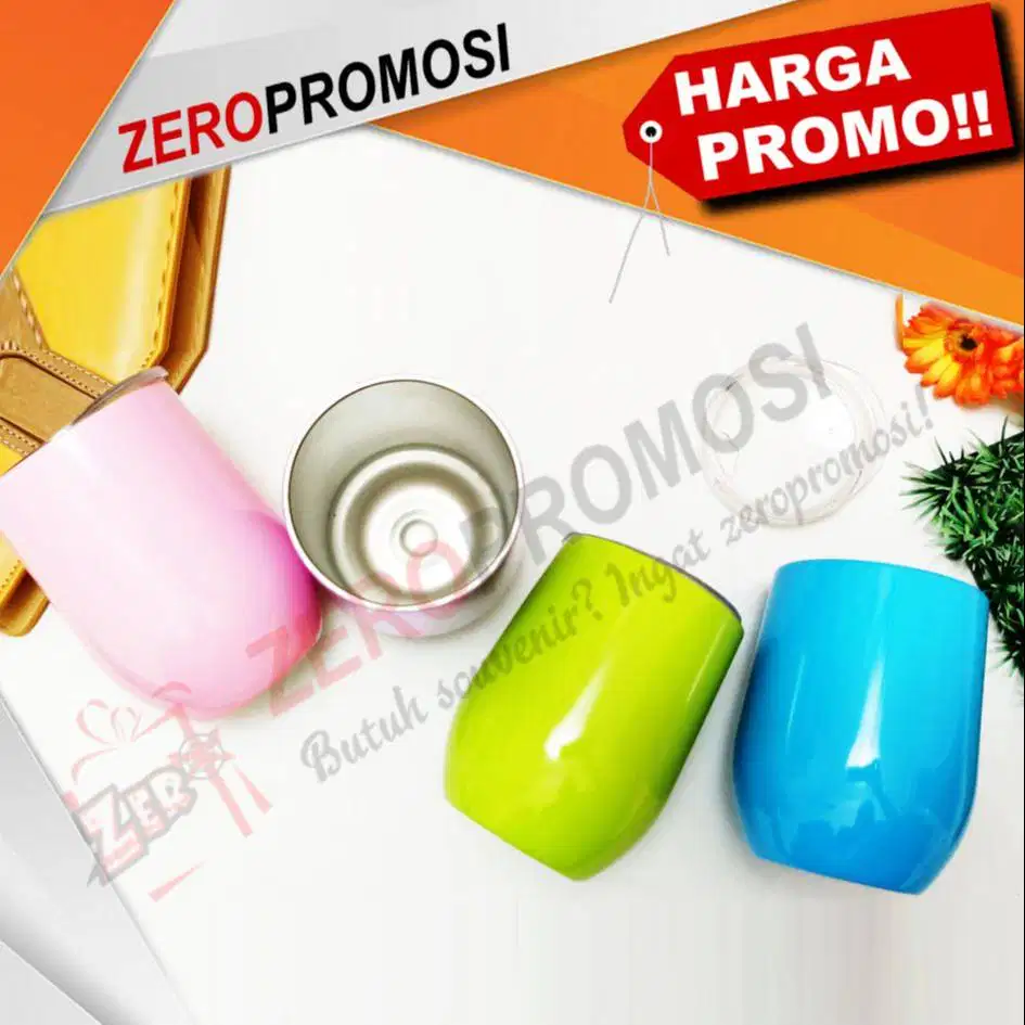 Souvenir Tumbler Promosi Olive Travel Chielo 350ml
