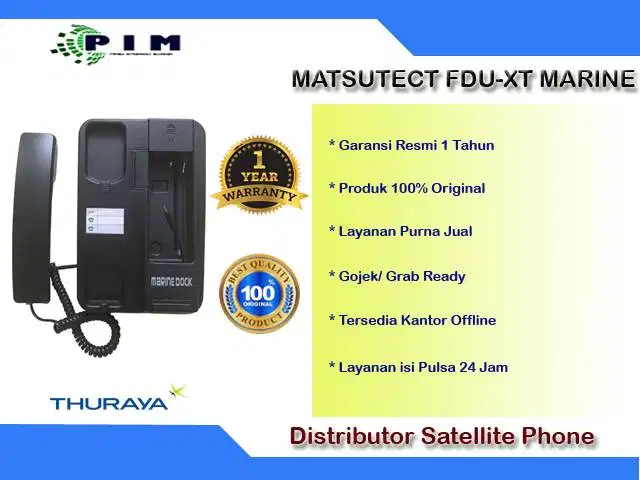 Telepon Satelit Thuraya FDU-XT Docking Marine