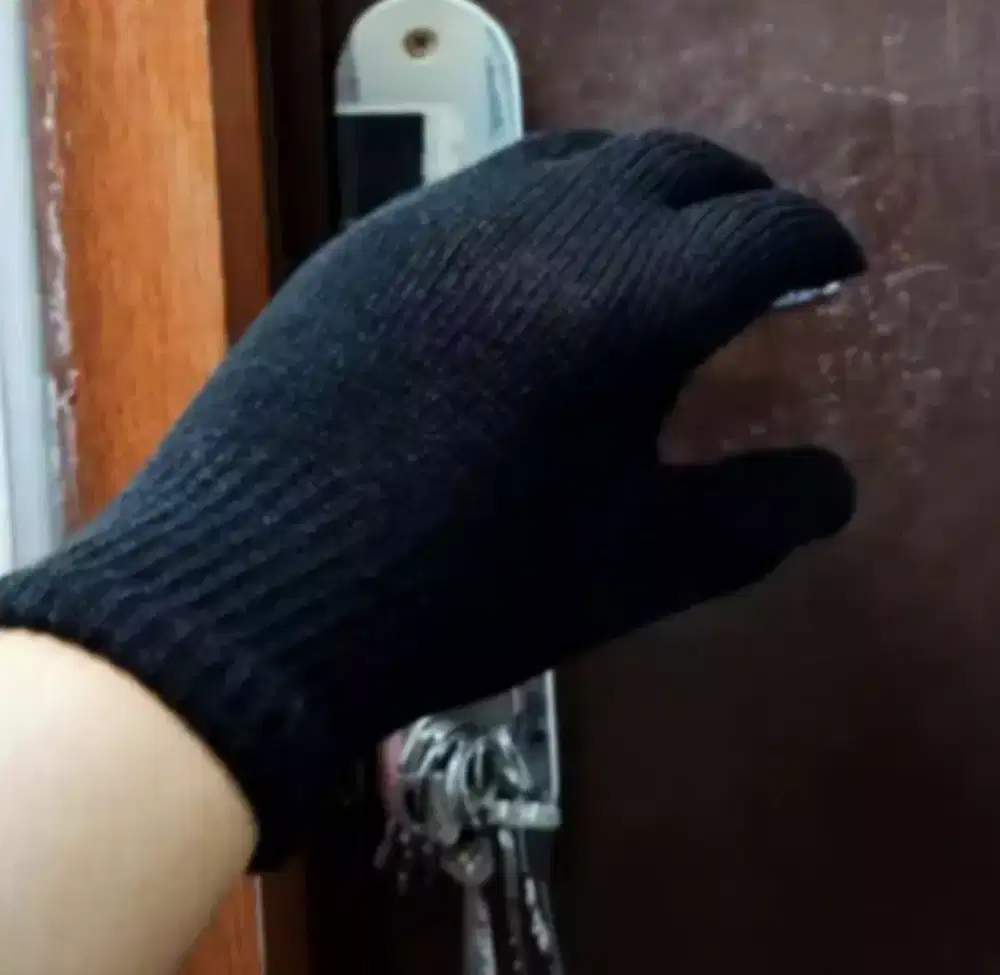 Sarung Tangan Full Jari Warna Hitam