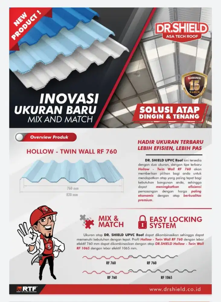 Atap UPVC Dr. Shield