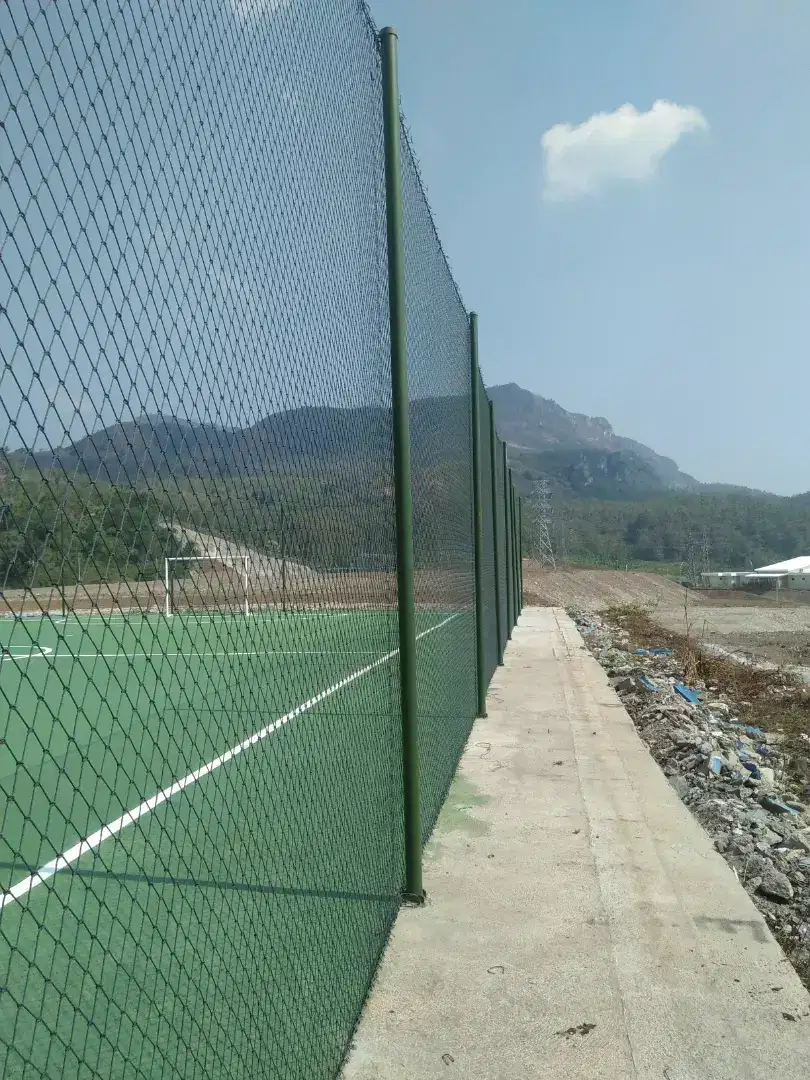 Jaring lapangan futsal. Mini soccer,