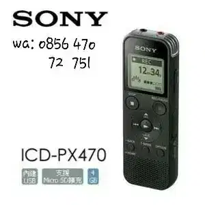 Voice Recorder Sony icd Px470 Perekam Suara