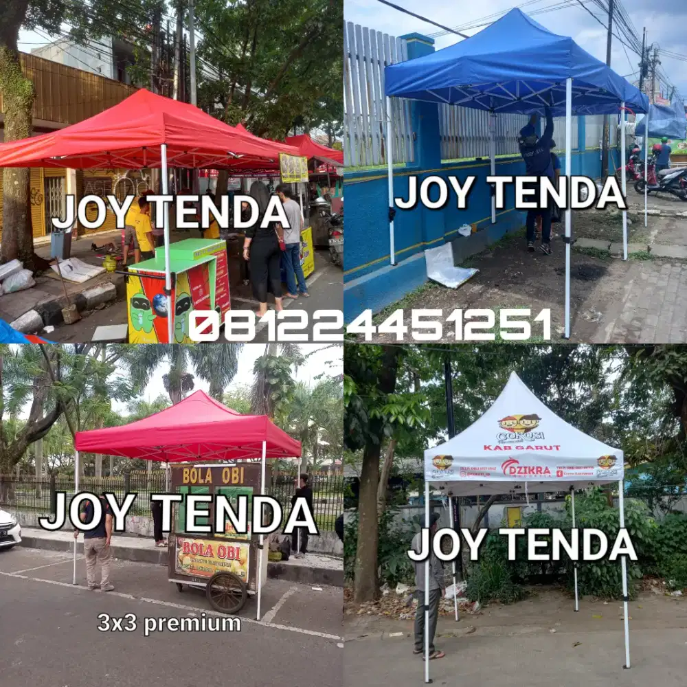 Tenda lipat praktis matic sewa