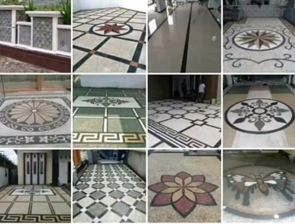 Batu sikat lantai garasi