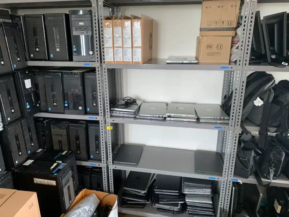 Beli terus laptop cpu bsatuan borongan bekas kantor