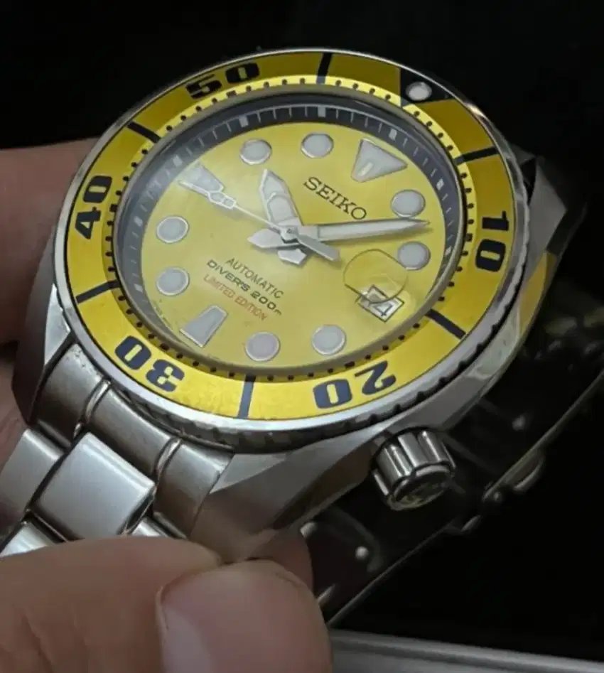 99 persen like new Seiko Sumo Yellow SBDC017 limited edition