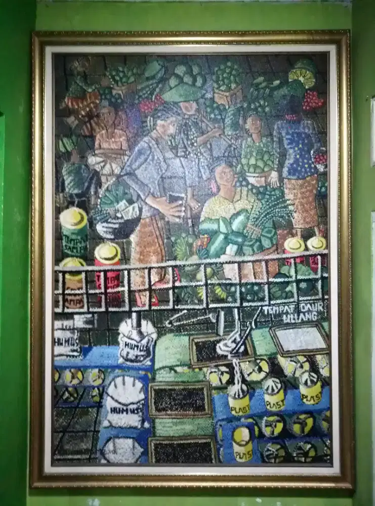 lukisan motif xx tinggi, lebar