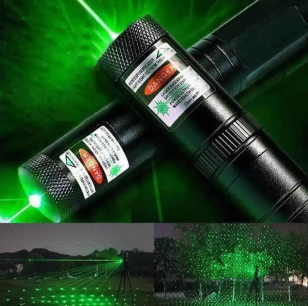 Green Laser Pointer 303 + Charger Dekstop