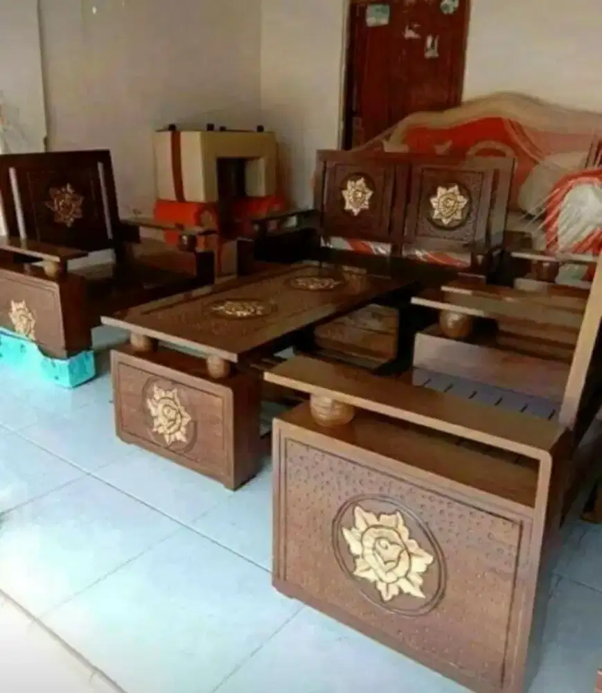 Meja Kursi tamu jati Jepara