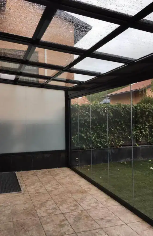 Kanopi kaca tempered kanopi akrilik kanopi upvc dll *019