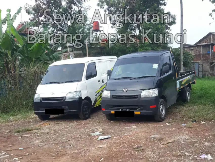 Sewa Rental Mobil Angkutan Pickup Box Blindvan Bandung Lepas Kunci