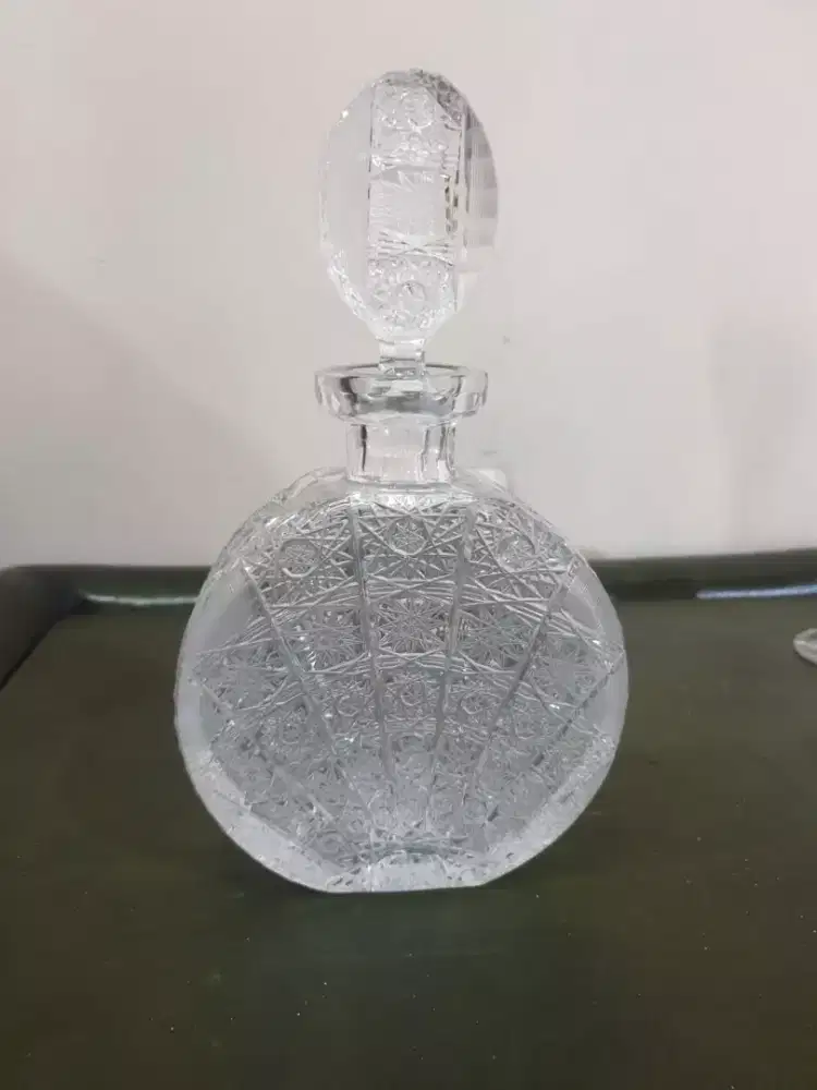 Crystal bottle made in Italy