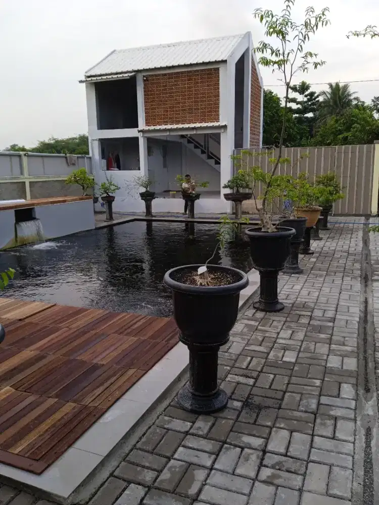 Di jual tanah 450 meter +homestay siap huni