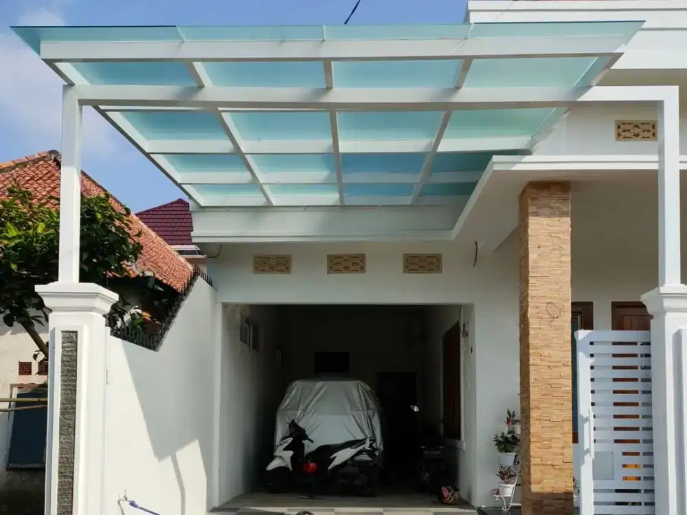 Kanopi kaca, kanopy atap kaca cantik mewah*510*