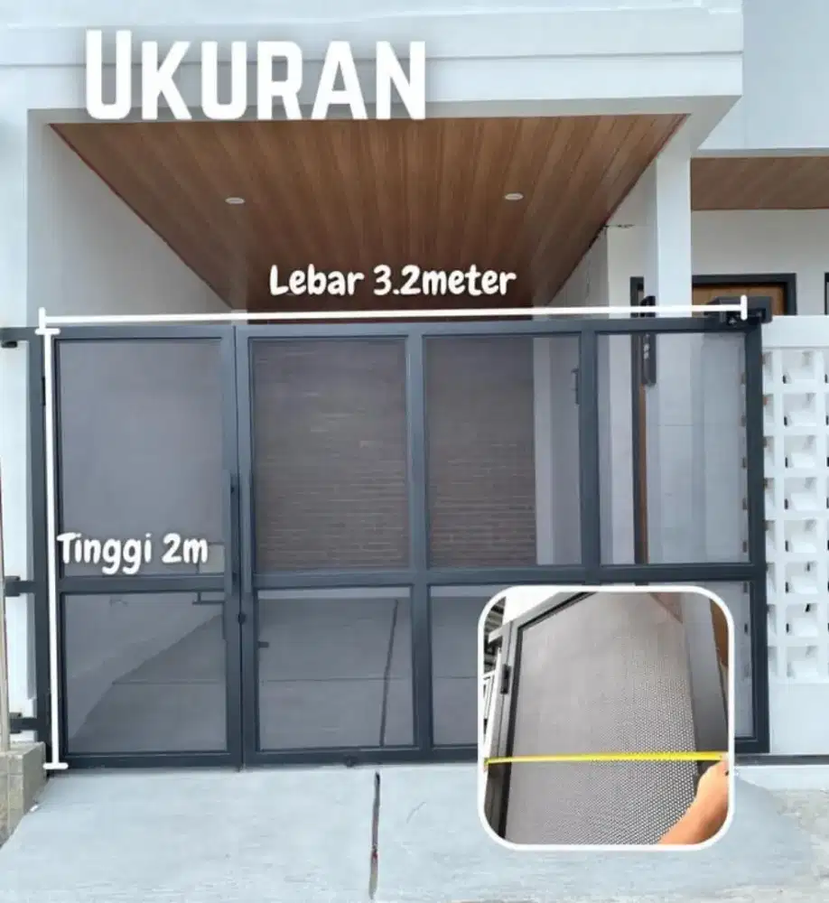 Pagar ferporated besi