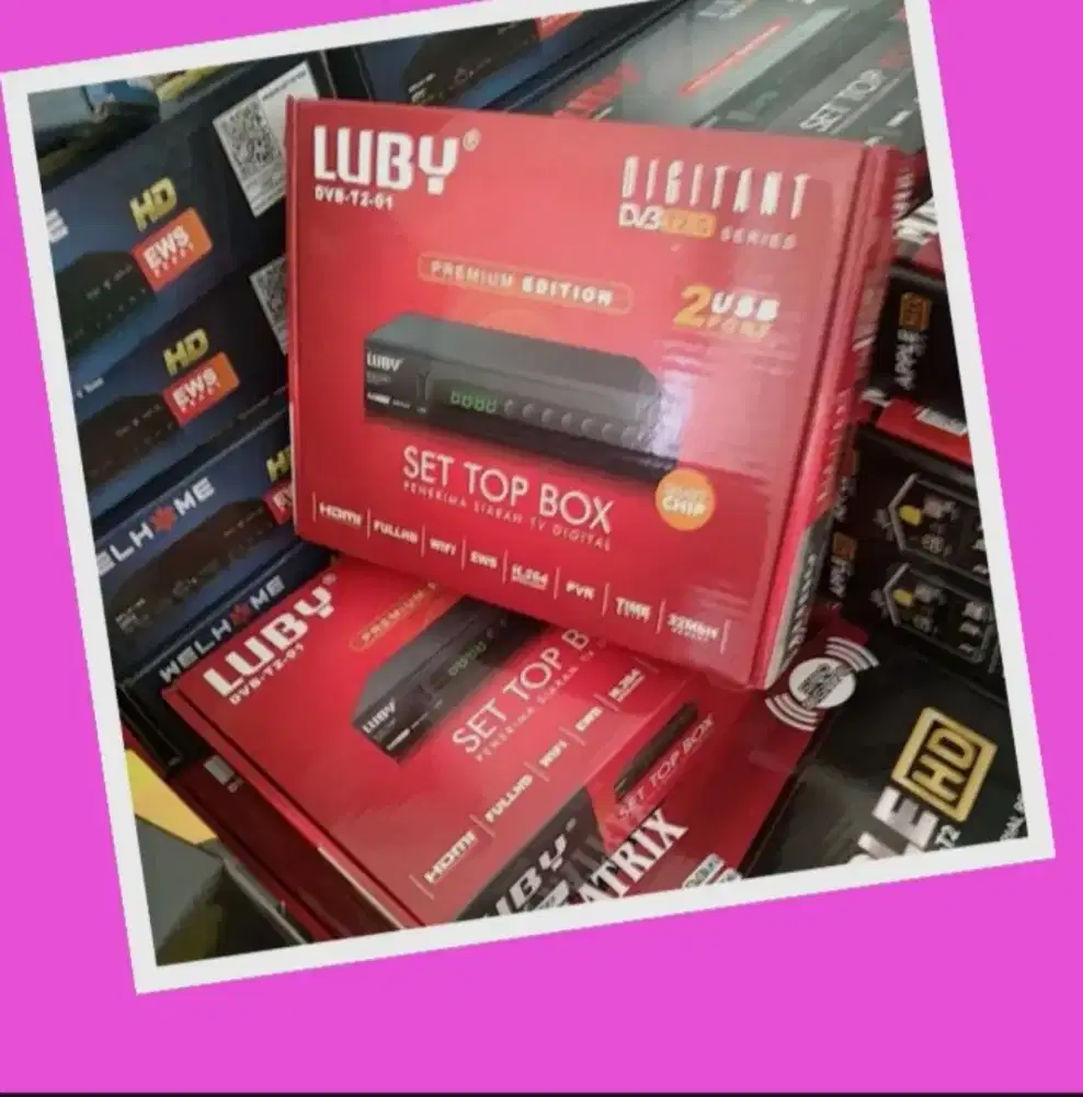 STB SET TOP BOX ~Memori Gede 32 MB - utk JANGKA PANJANG =Banyak Chanel
