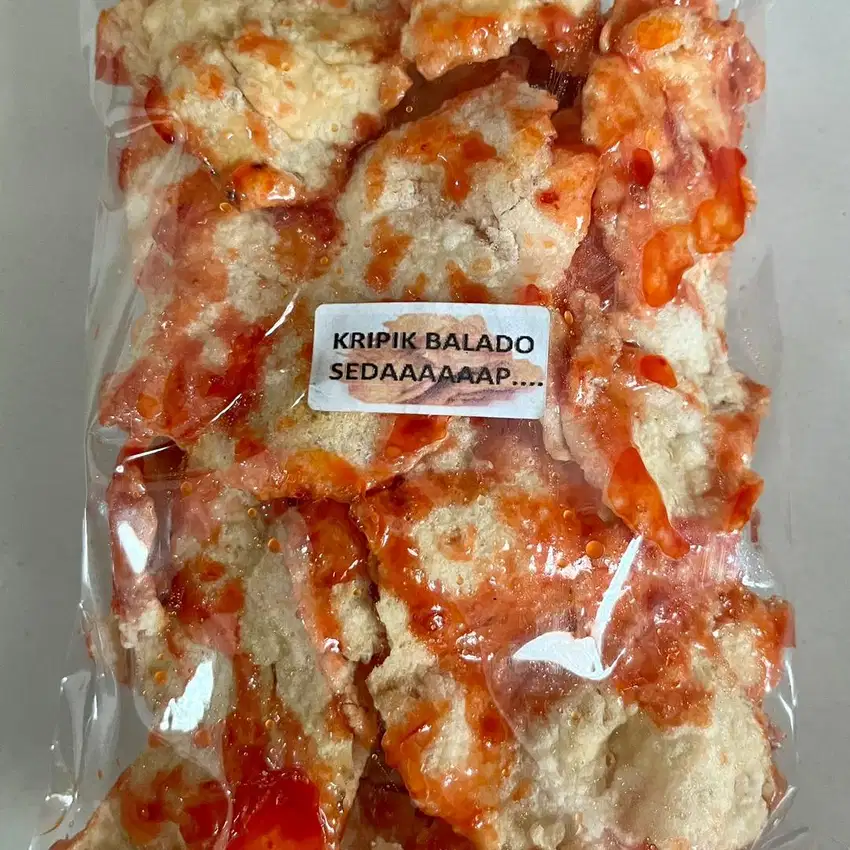 Keripik emping balado sedAAAAAAP