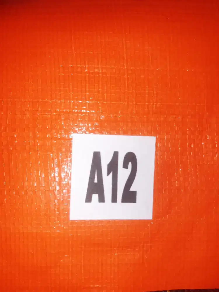 Terpal A12 siap pakai