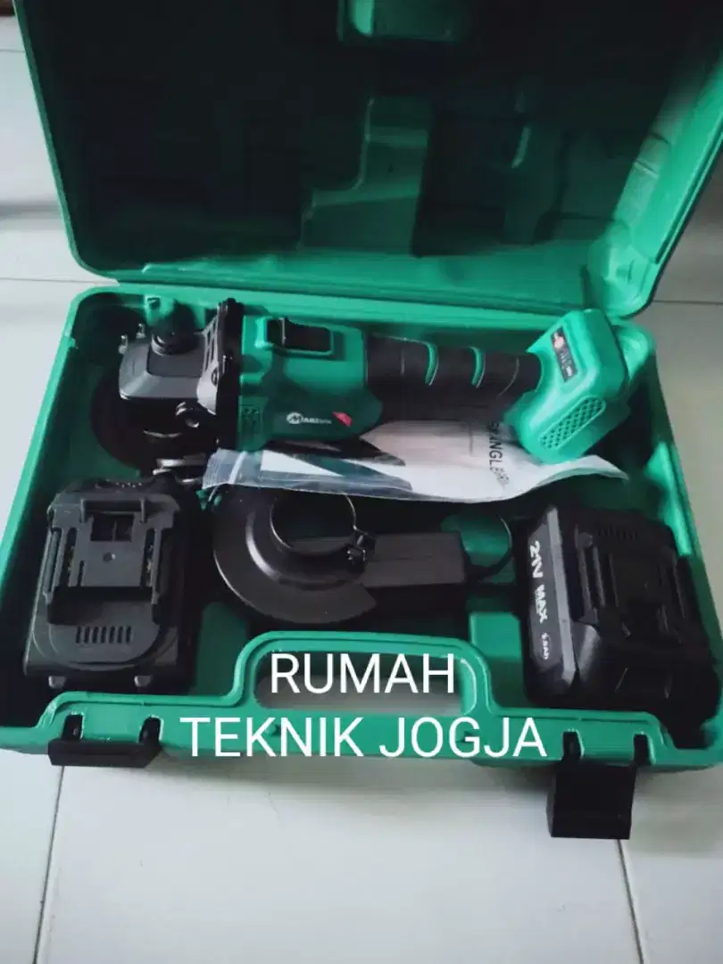 (Rumah teknik jogja)gerinda cordless, praktis, harga mulai 1jt