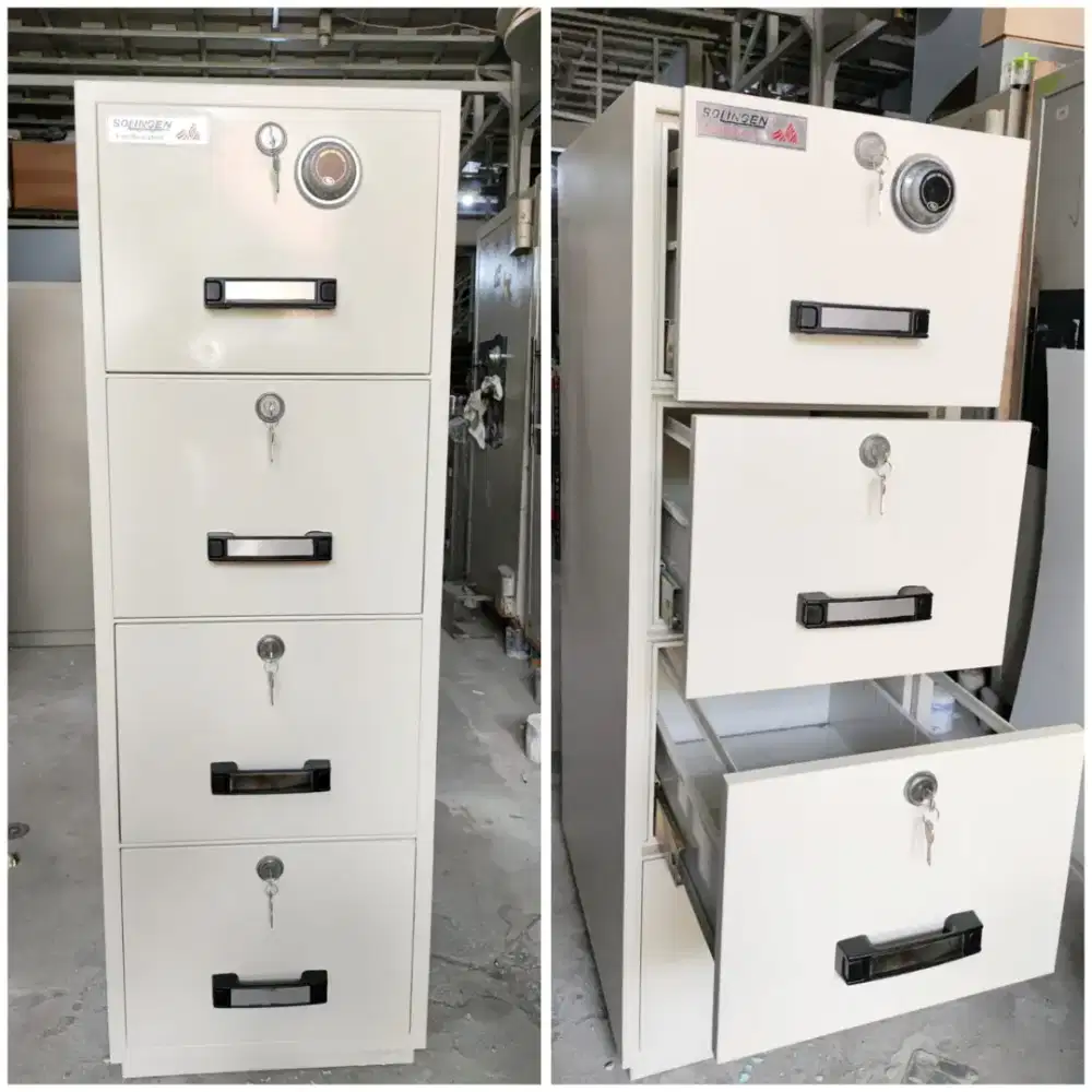 Rpf Solingen 4 laci fireproof solingen 4 laci lemari besi tahan api