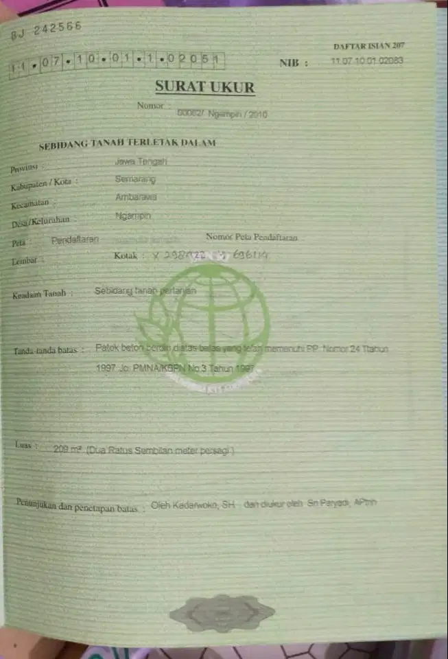 tanah pinggir jalan raya ring road lingkar ambarawa