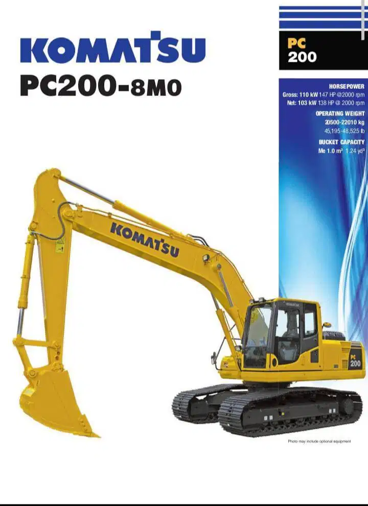EKCAVATOR KOMATSU BARU