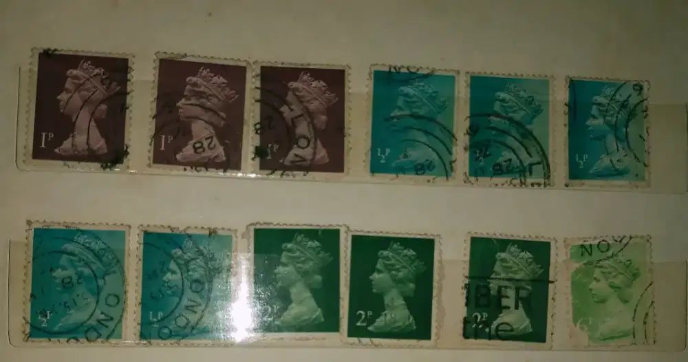 Perangko langka Ratu Elizabeth