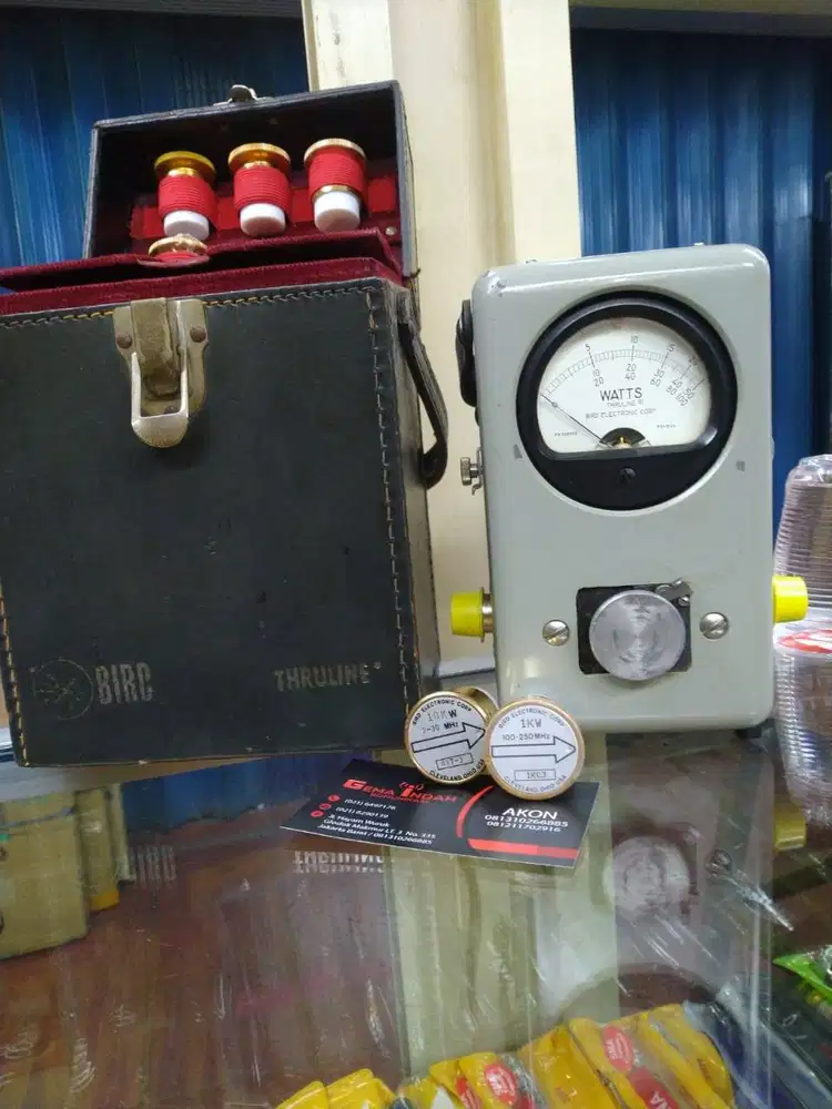 WattMeter Watt Meter Power BIRD THRULINE 10.000W USA Elements Kancing