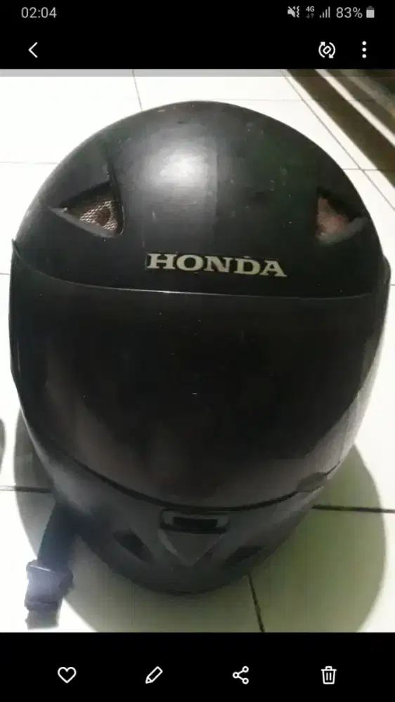 Hell fullface ori bawaan honda