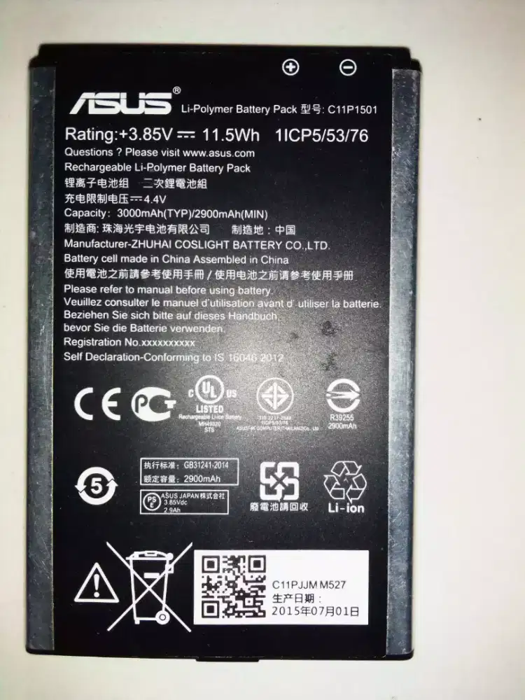 Baterai HP ASUS ORIGINAL