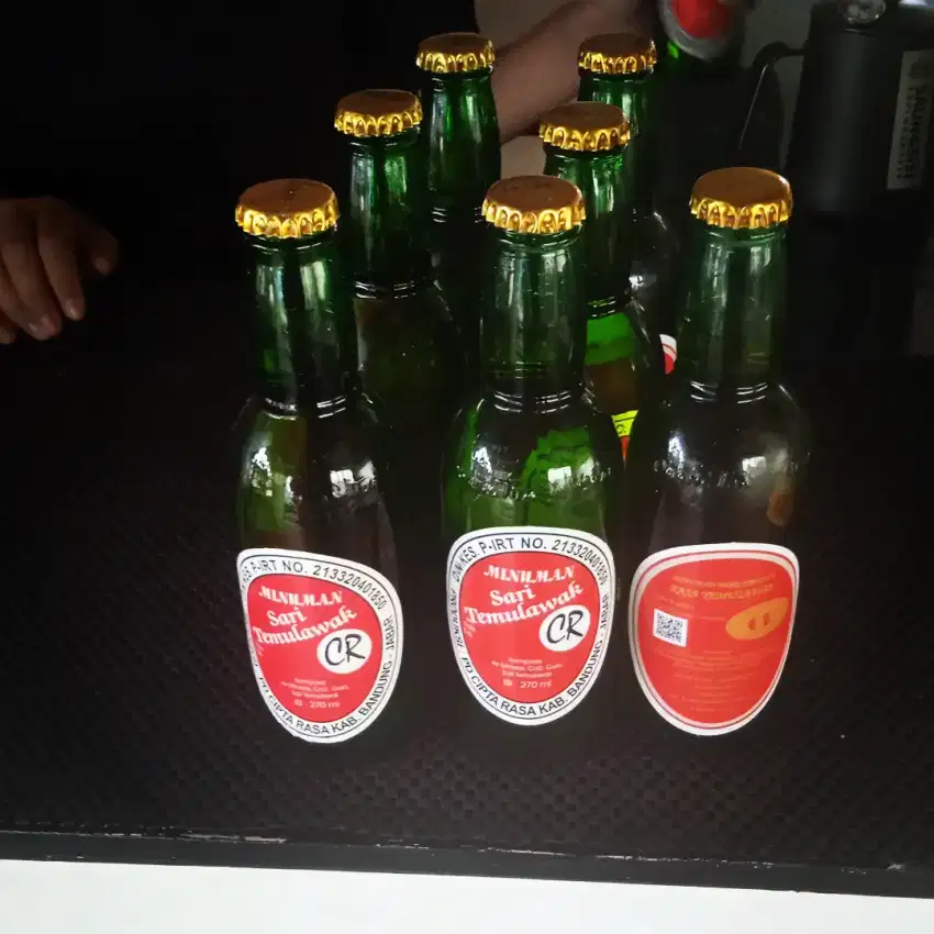 Sari Temulawak botol kaca/beling