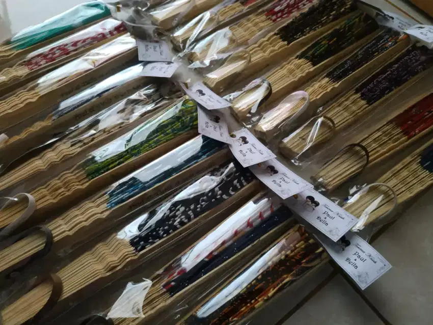 Souvenir Pesta Kipas Lipat Batik murah_Rizky Souvenir