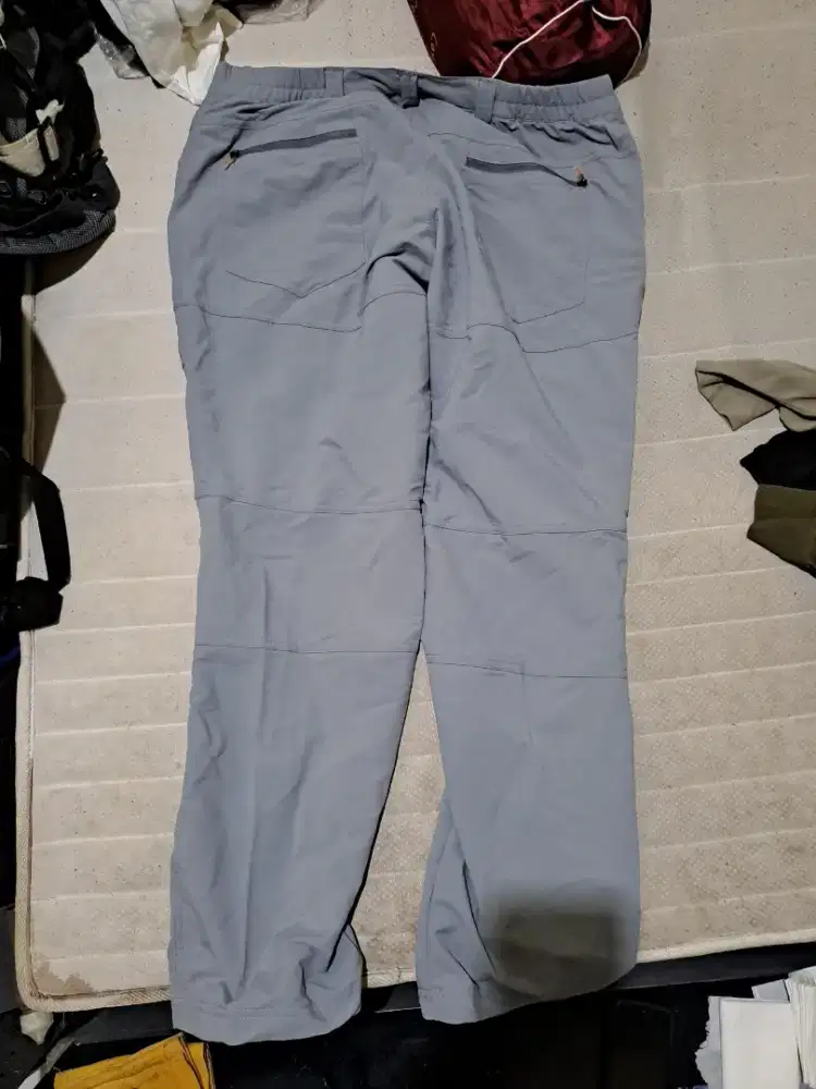 Celana outdoor consina abu sise XXXL 38-39 baru jual cepat BU banget