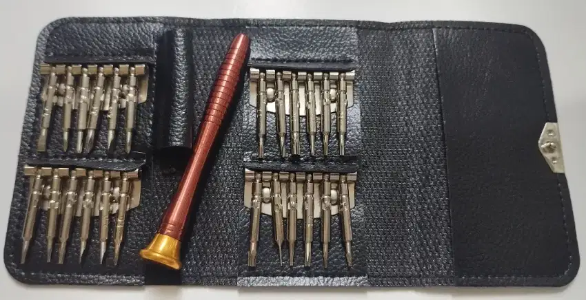 Obeng Torx Set 25in1 Reparasi Handphone Laptop Kamera Kacamata Jam